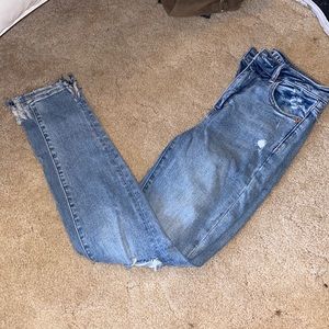 American eagle super stretch high waisted jeans size 4 worn once